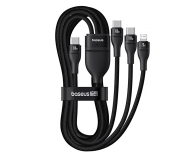 Baseus Kabel 3w1 Flash Series 3 100W USB-C - USB-C+USB-C+Lightning - 1502057 - zdjęcie 2